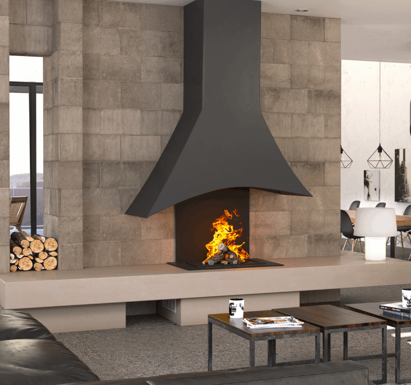 Nouvelle gamme de cheminées double feu totem