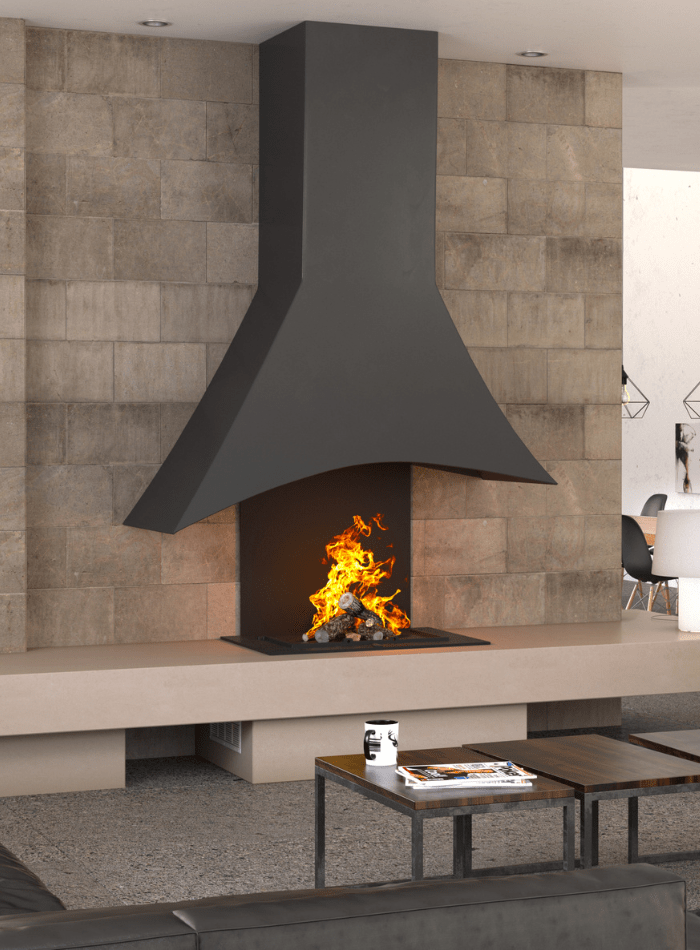 Cheminée Double Feu
